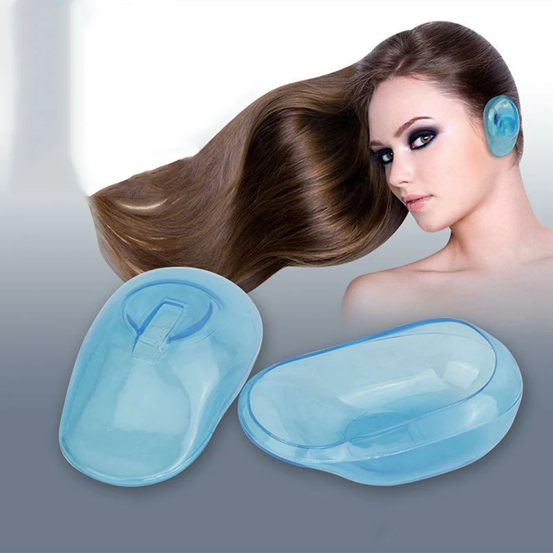 

1Pair Silicone Hairdressing Ear Cover Ear Protection Hair Dye Shield Protect Ears From The Dye Styling Accessory