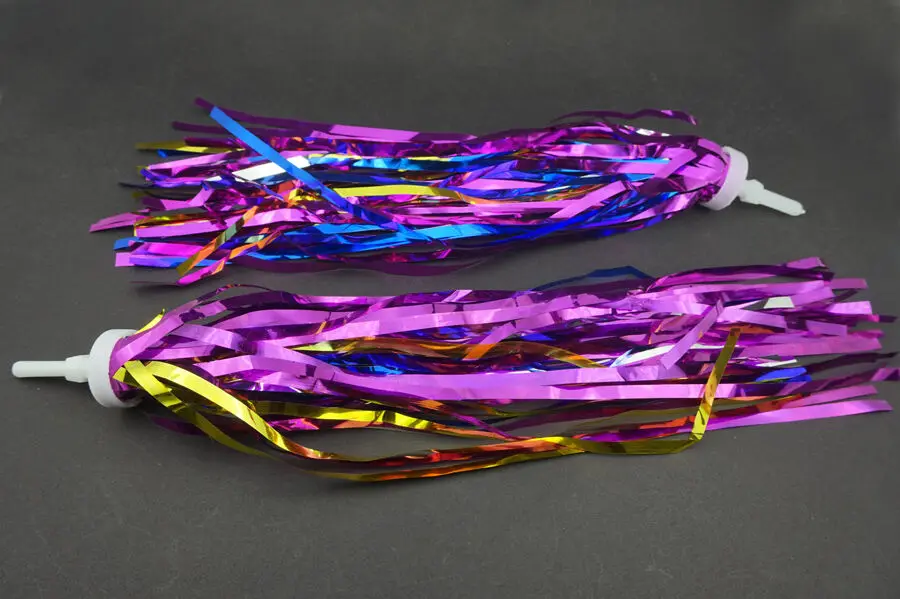 Детские рули для велосипеда разноцветные ленты с кисточками 2x | Инструменты