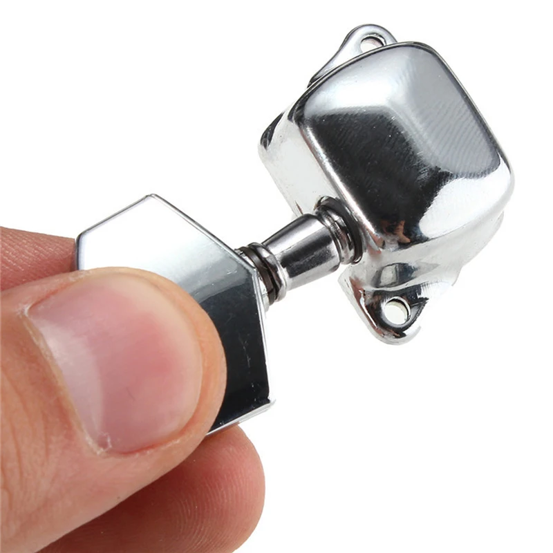 

Semi-closed 1-3 String Direction Message Guitar Knob Accessories Acoustic Guitar String Button Silver Stringed Instrument Tools