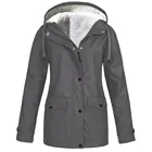 Американский Новый стиль зимняя теплая флисовая толстовка с капюшоном пальто для женщин повседневные спортивные верхняя одежда офис леди 5XL размера плюс куртка