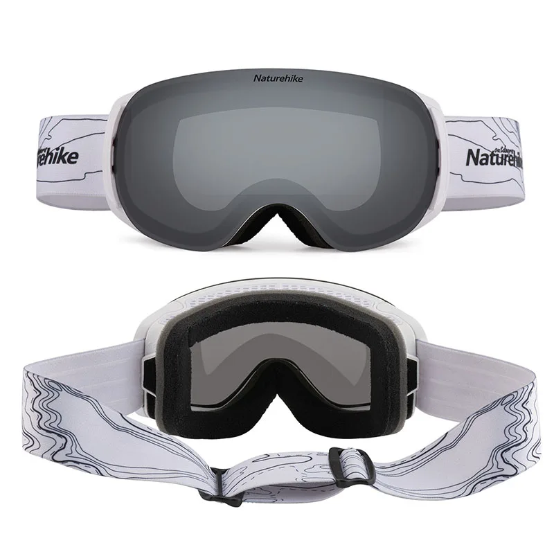 

Naturehike Light Comfortable Magnetic Ski Goggles UVA 400 Fog-proof Flexible Durable Replaceable Lens System NH20HX001