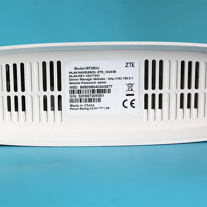 ZTE MF283 4G Lte Wireless CPE Router MF283U with 4g Antenna rj45 Port PK Huawei B593 E5186 B315 B310