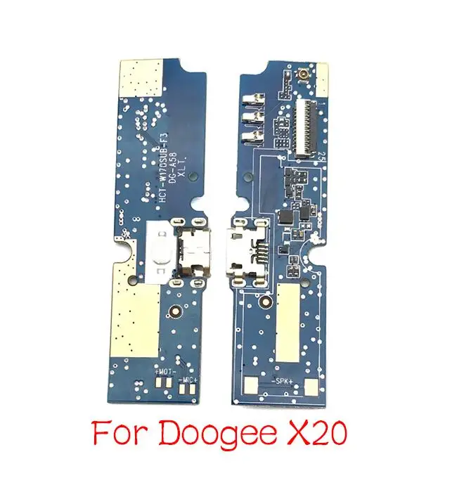 X20 USB порт зарядки разъем док-станции Плата для зарядки гибкий кабель для Doogee DG280 F5 S60 X10 X20 X30 X60L Y8 F7 Pro Mix 2 - Цвет: X20