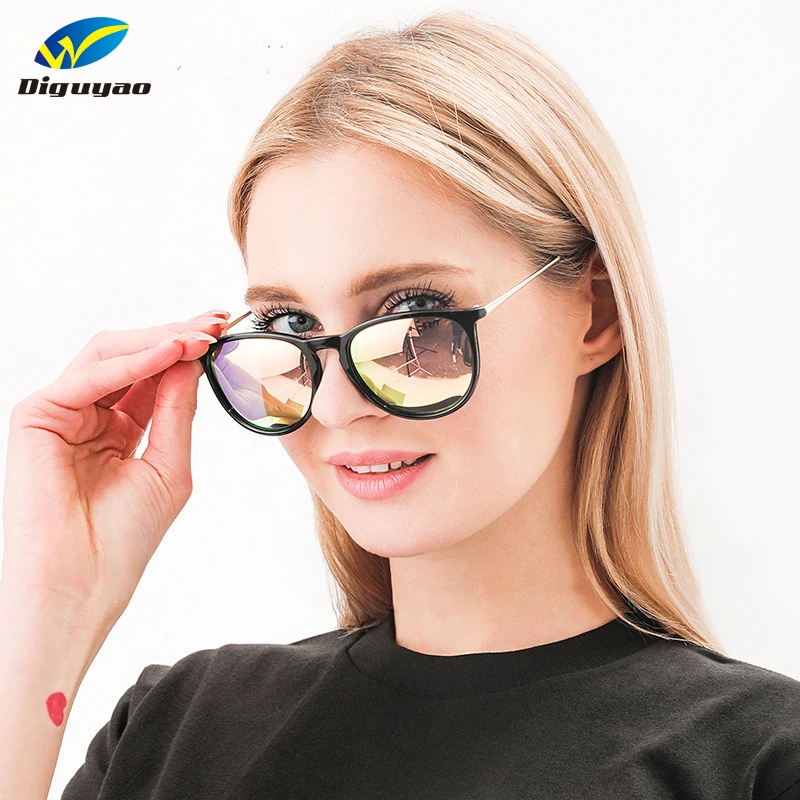

Солнцезащитные очки DIGUYAO мужские, женские, круглые, поляризационные, uv400