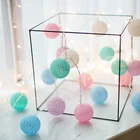 Гирлянда из хлопковых шариков, 3 м