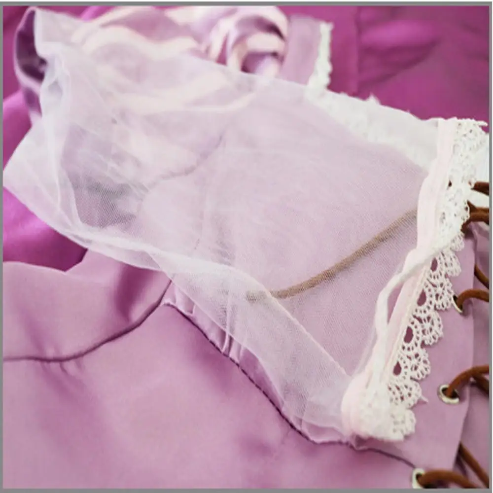 

Anime Tangled/Rapunzel Cosplay Costume Halloween Easter Party Fancy Dress