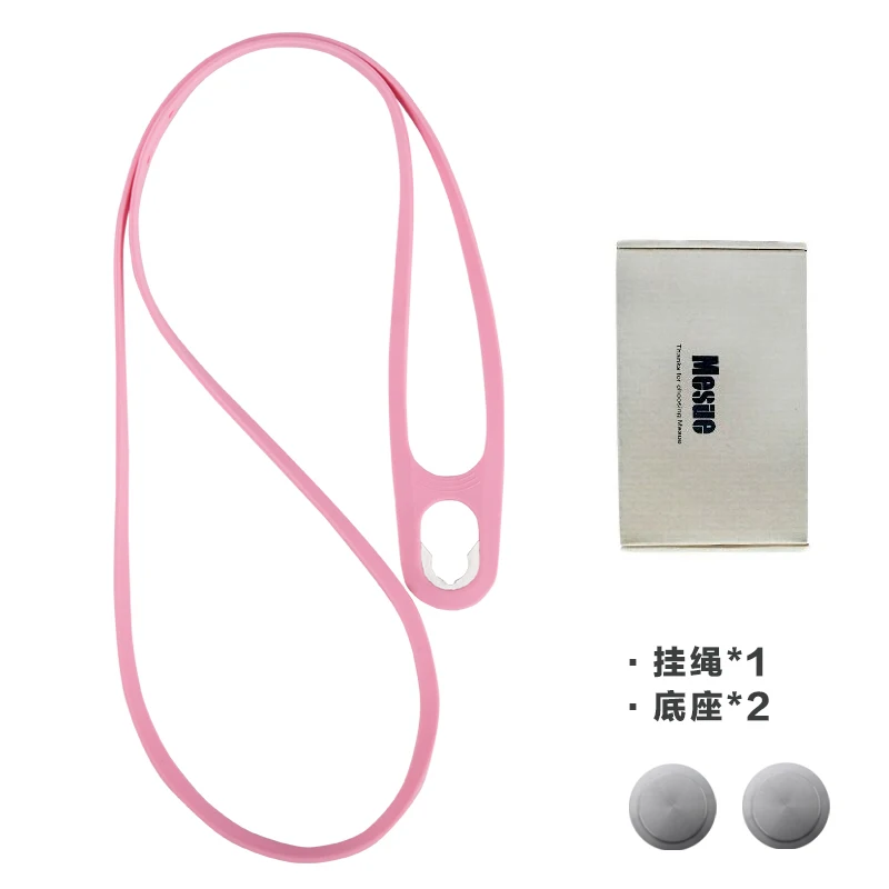Pink 10 коробок,, шнурок для сотового телефона, ремешок для сотового телефона, держатель для сотового телефона, съемный, выдвижной, силиконовый - Цвет: Pink