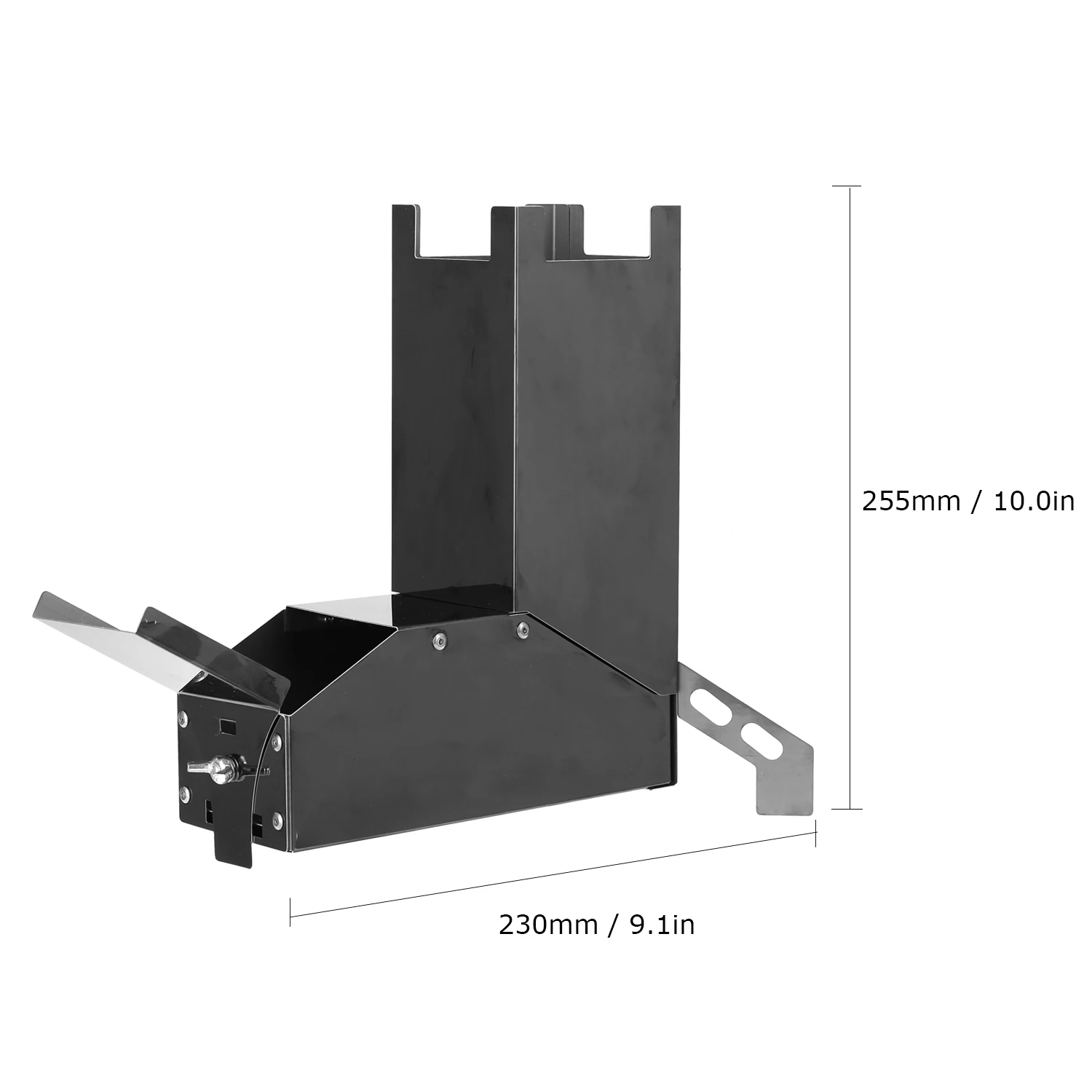 

Foldable Camping Wood Burner Stainless Steel Portable Outdoor Cooking Burner Wood Heater for Hiking Fishing Picnic BBQ