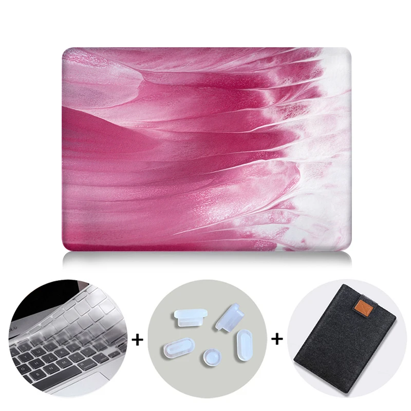 MB07 MTT Акварельная сумка для ноутбука, чехол для Macbook Air Pro retina 11 12 13 15 дюймов с сенсорной панелью, чехол для ноутбука+ чехол для клавиатуры - Цвет: MB07