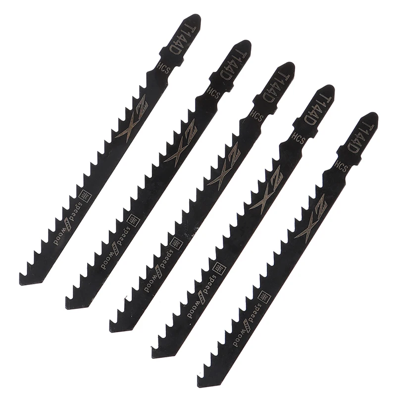 

5PCS/Set High Speed Steel T244D T-Shank Jig Saw Blades Thick Teeth Woodworking Reciprocating Saw Blade