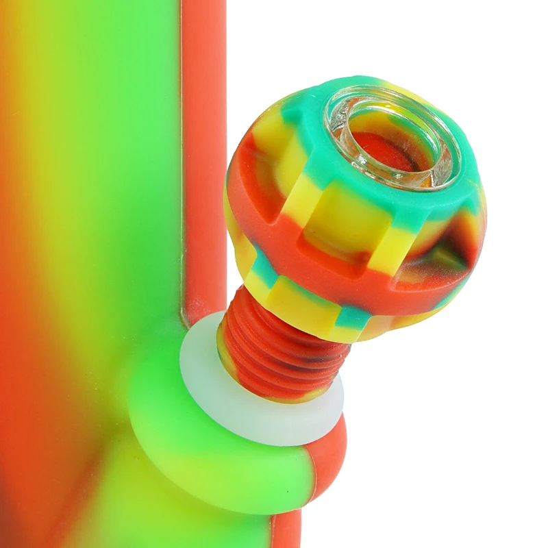 Силиконовая чаша со стеклянной чашей 1 шт. аксессуары для курительной трубки