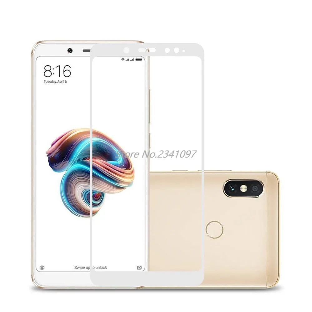 Закаленное стекло 9H с полным покрытием для Xiaomi Redmi 5 plus Explorer Защита экрана note5 Pro