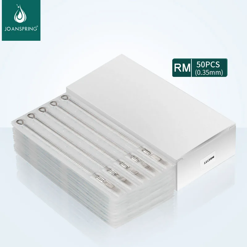 Иглы одноразовые из нержавеющей стали для тату-машинки 0 35 мм 50 шт. | Красота и