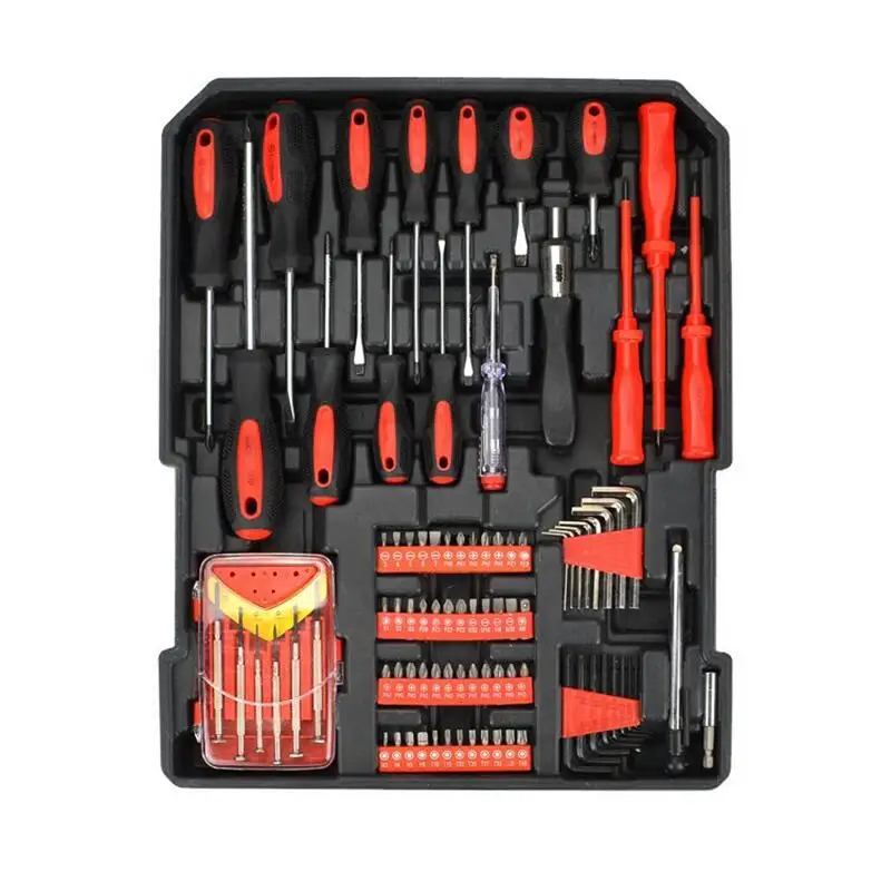499pcs Set Hand Tools Aluminum Trolley Case Tool Kit Wrenches Spanners Hex Socket Inserts Bicycle Car Repairing | Инструменты