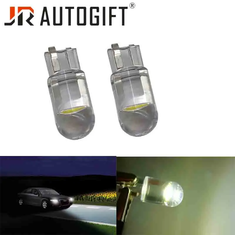 Автомобильный Стайлинг 200 шт./лот LED W5W T10 194 168 прозрачный COB 1SMD светодиодная