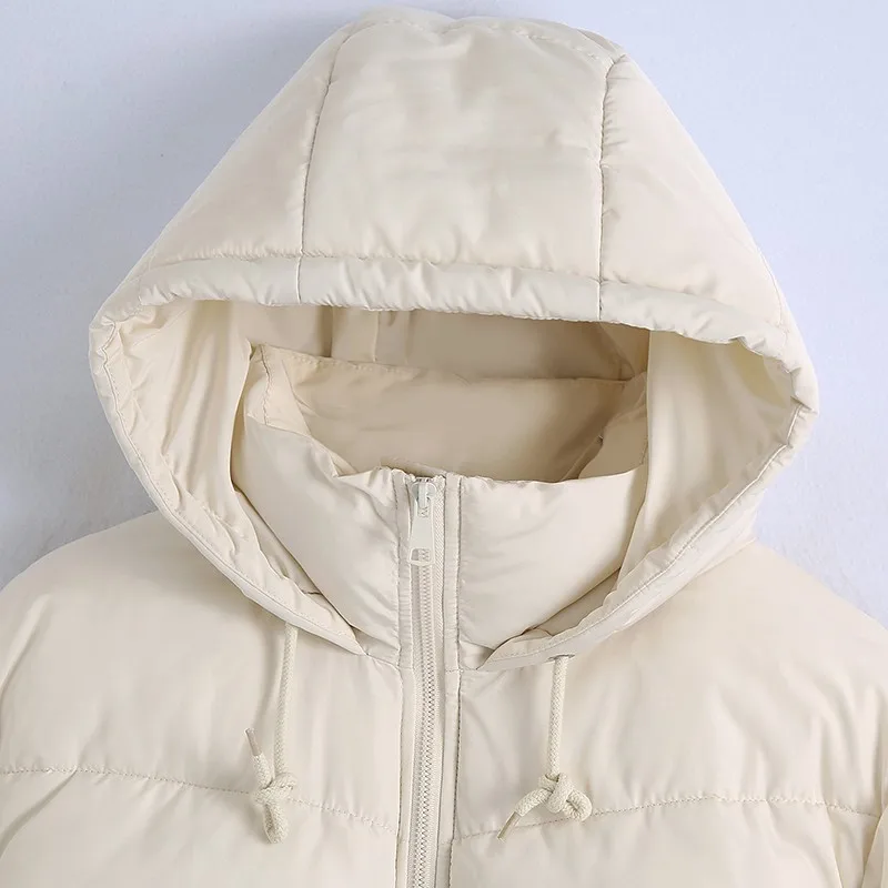 Artsnie/зимние парки с капюшоном для женщин теплые куртки на молнии длинным рукавом