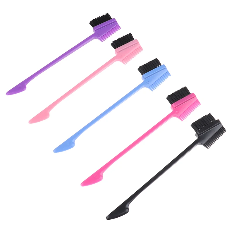 

New style 3pcs/lot Double Sided Edge Control Hair Comb Hair Styling Hair Brush
