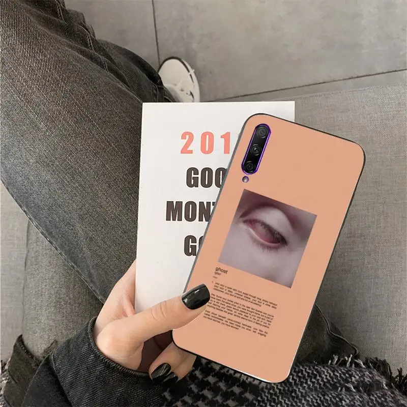 

Pink Aesthetics songs lyrics Aesthetic Phone Case For Huawei Y6 prime 9prime Y5 2019 Y5 Y6Prime 2018 Nova 3E mate10 20lite 20Pro