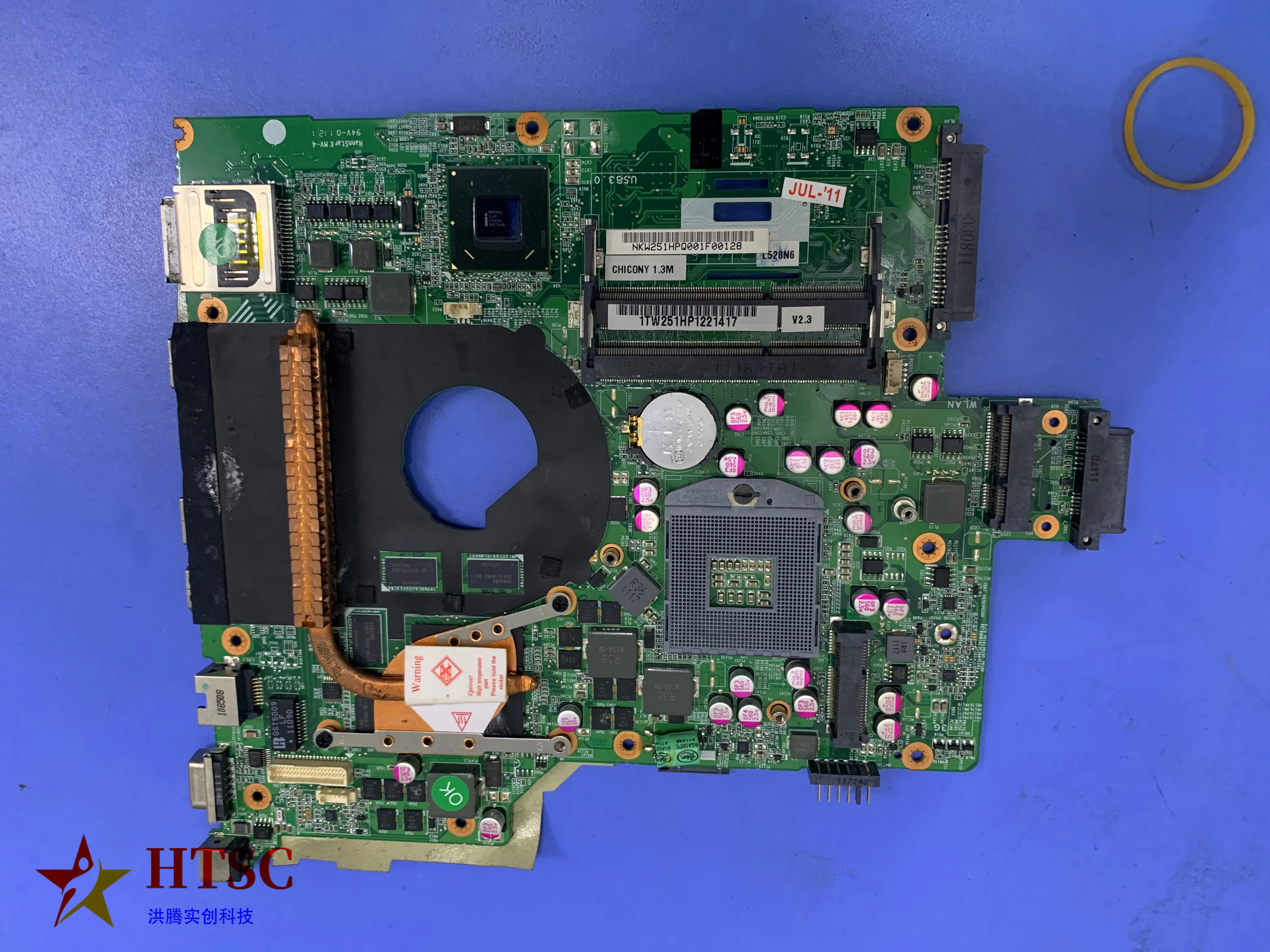 

Оригинальная материнская плата для Clevo W251 NKW251HPQ001F00128 6-71-W25P0-D02 тест ОК