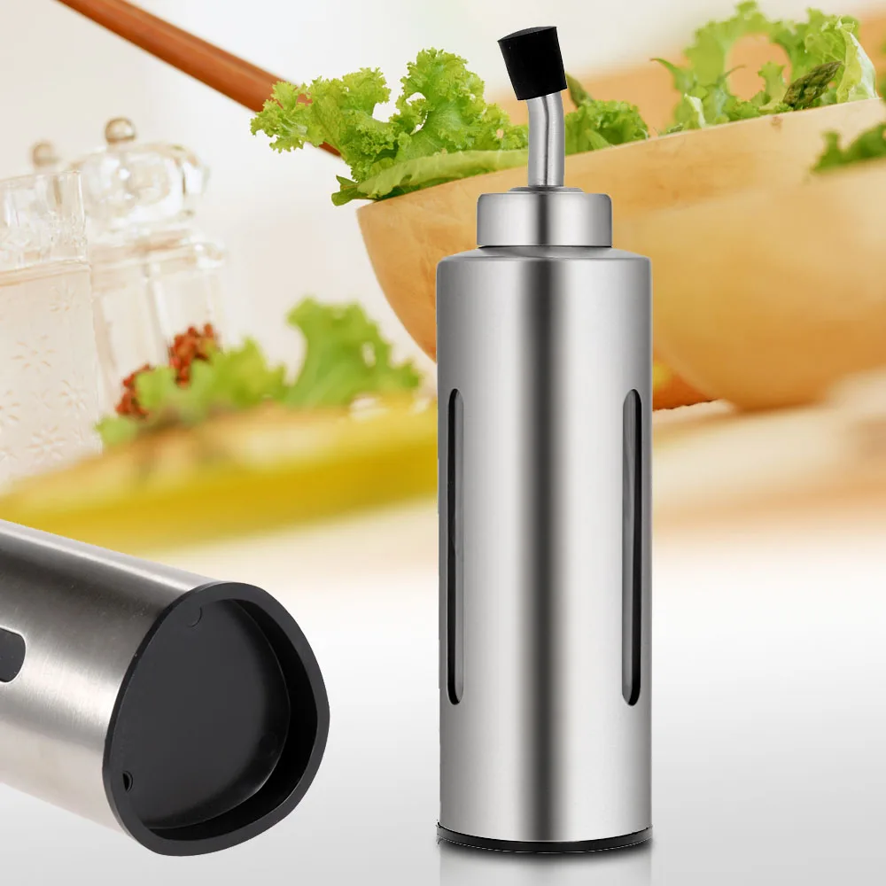 200 мл из нержавеющей стали визуально герметичный соевый соус уксус горшочек