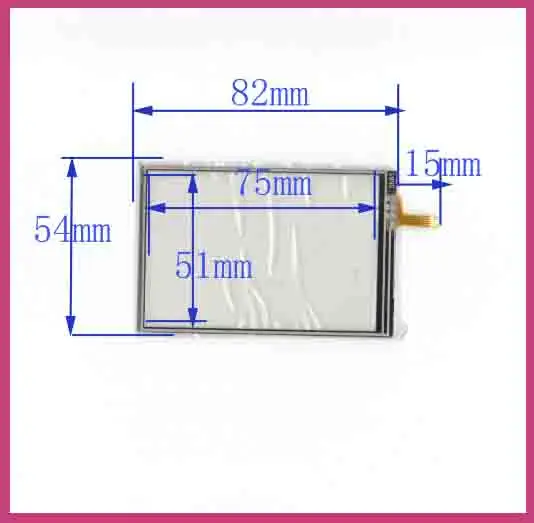 82*3 5 дюймовый цифровой сенсорный экран для общей навигации 54 со стеклом 82 мм * 3561