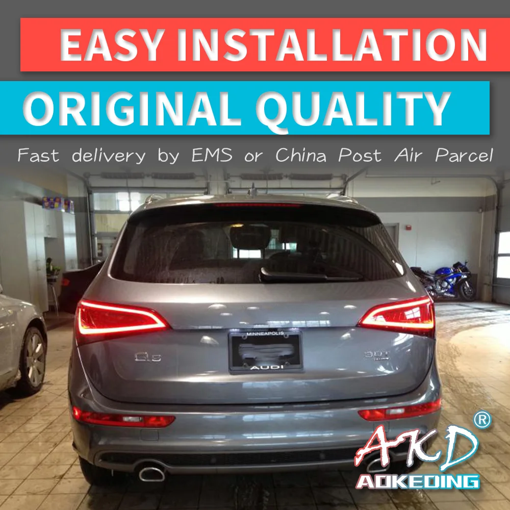 

Car Styling Taillights for Audi Q5 LED Tail Light 2008-2018 Tail Lamp DRL Rear Turn Signal Automotive Accessories