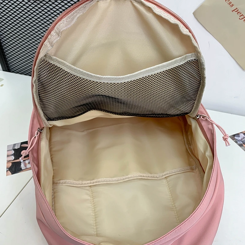 

For Teenage Girls Boy Backpacks Fashion Men College Student Waterproof 2021 Book Bags Female School Bag Large Capacity String