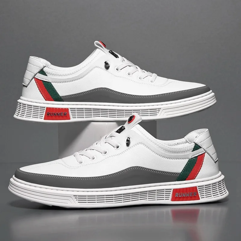 

New Men's Sneakers 2020 Autumn Men's Shoes Classic Low-Top White Shoes Microfiber Casual Sneakers men shoes s