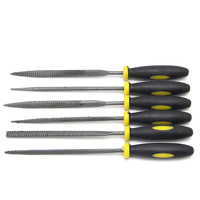 

6Pcs 140mm Mini Metal Filing Rasp Needle File Wood Tools Hand Woodworking L69A