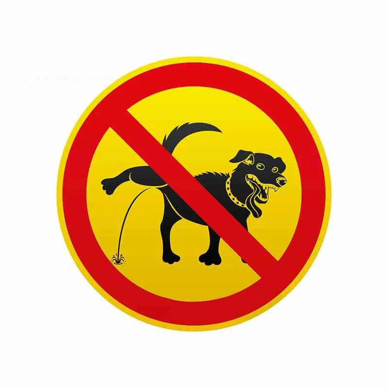 

Dawasaru for Dog Peeing Is Forbidden Personality Creative Stickers Vinyl Car Sticker Waterproof Car Decoration,13cm*13cm