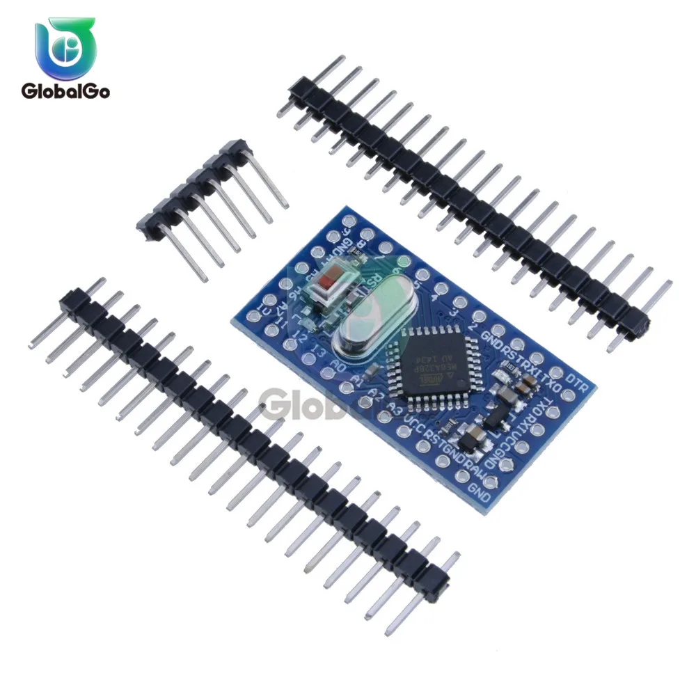 ATMEGA328P Pro Mini 328 ATMEGA328 5 V/16 MHz для Arduino Micro control микроплата управления|Детали и