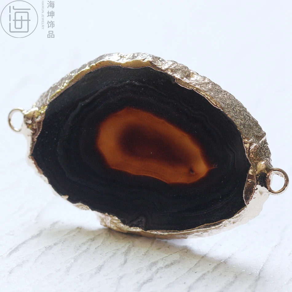 Подвеска из натурального камня 38*22 мм | Украшения и аксессуары