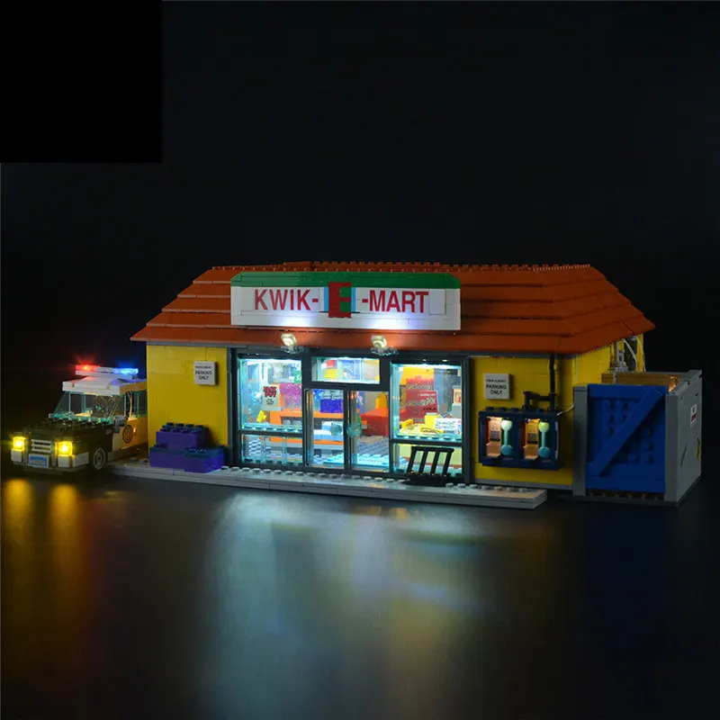 

USB LED Light Accessory Kit for 71016 Simpson Supermarket Compatible With 16004