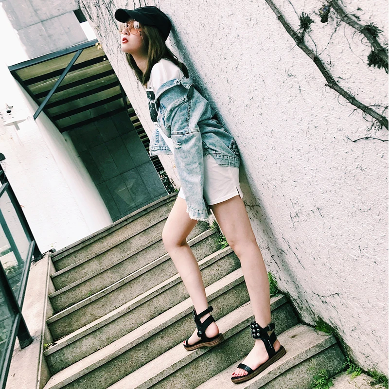 Prova Perfetto женские сандалии гладиаторы из натуральной кожи в стиле ретро с ремешком