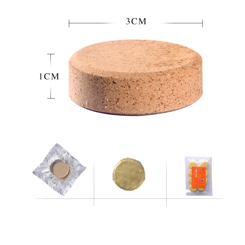 Новый имбирь пропитанный стопой шипучие таблетки ванна для ног порошок AI YE