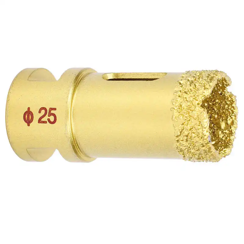 25 мм Алмазная Пила для отверстий сверло пайки мрамора открывалка золотые