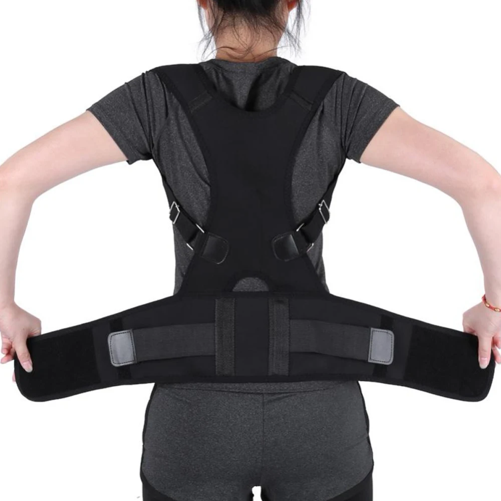 Магнитный Корректор осанки для мужчин и женщин корсет 10 магнитов|posture brace