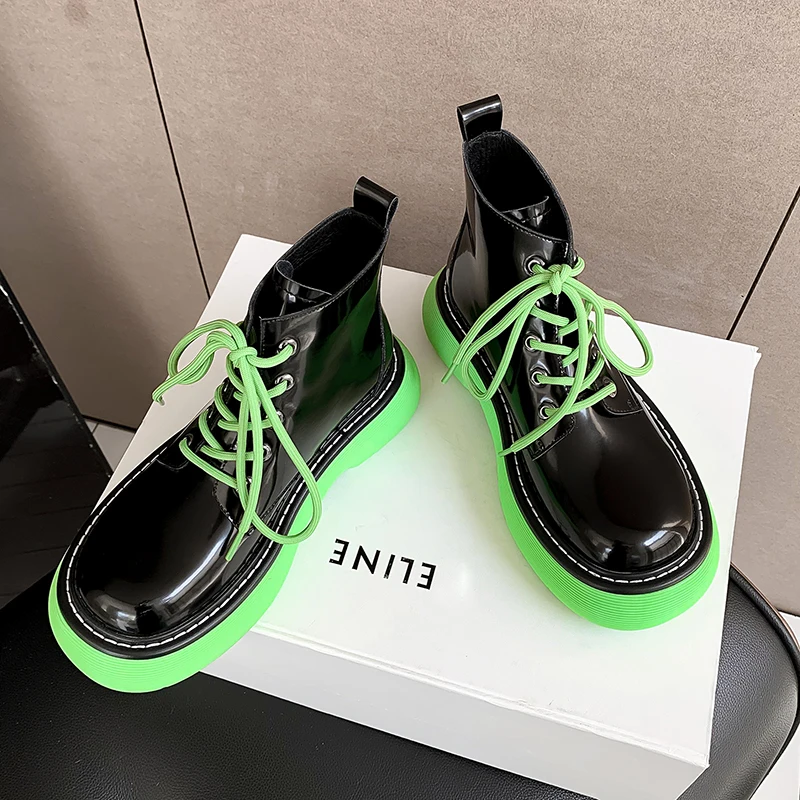

New Luxury Chelsea Boots Women Ankle Boots Chunky Winter Shoes Platform Ankle Boots Slip On Chunky Heel Boot Brand Designer
