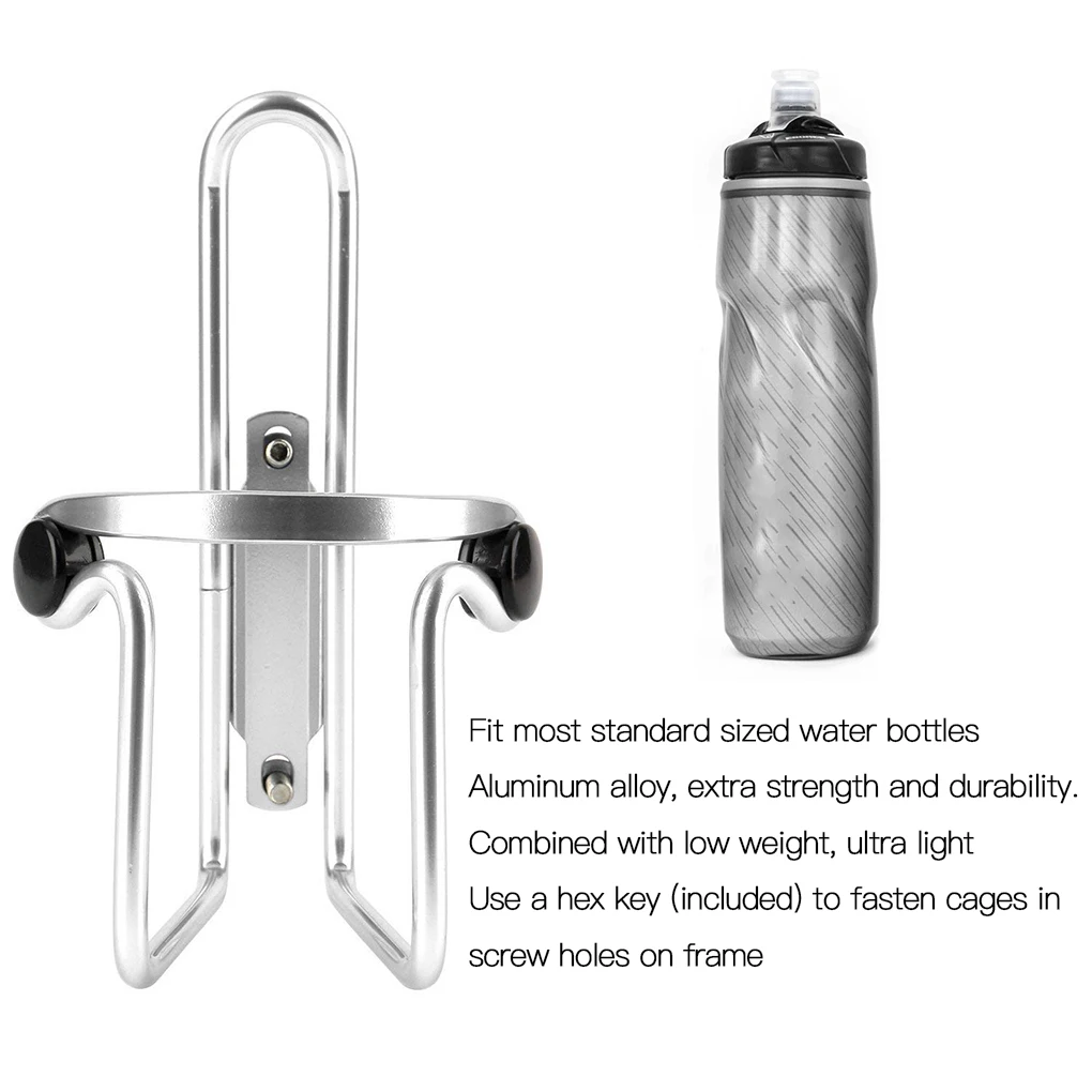 

1 PCS Aluminum Alloy Bicycle Water Bottle Holder Bike Cycling Bracket Cycling Drink Water Cup Rack Cycle Accessories