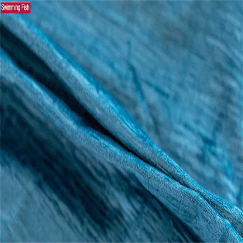 Современные затемненные бархатные занавески с квадратной решеткой однотонные