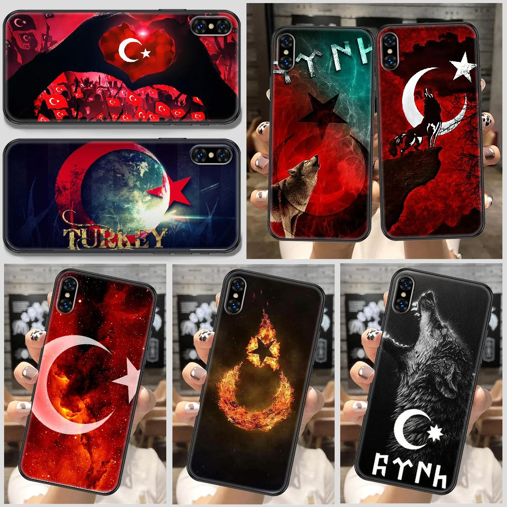 Чехол для iphone 5 5S SE 2 6 6S 7 8 11 12 Mini Plus X XS XR Pro Max с турецким флагом | Мобильные телефоны и