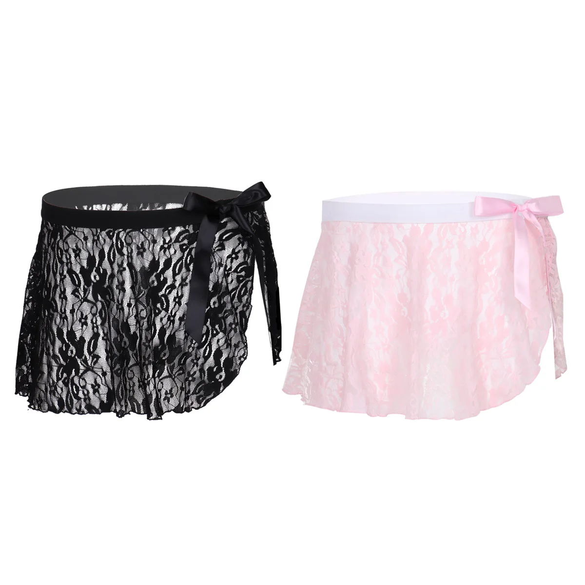 Мужская одежда для сна трусы юбка прозрачное кружевное нижнее белье средняя