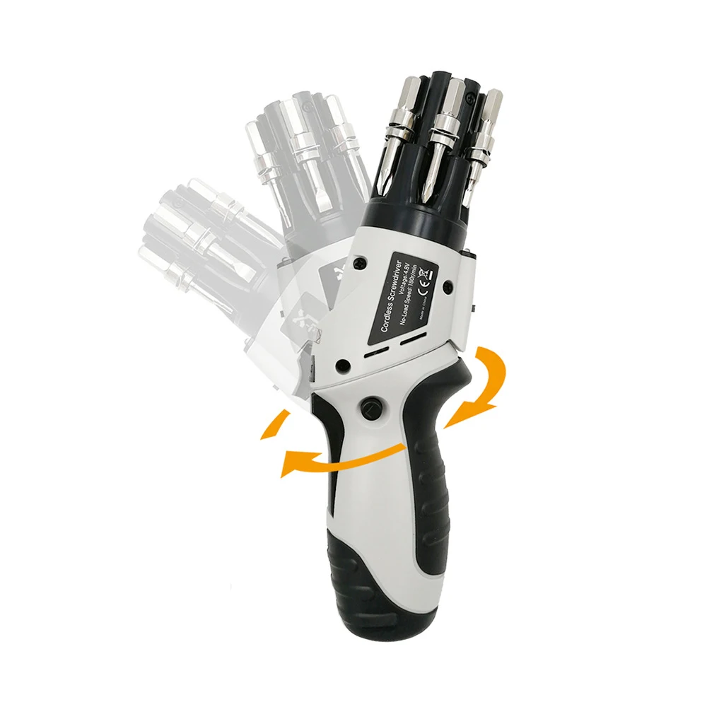 Литий ионная аккумуляторная отвертка многофункциональная перезаряжаемая