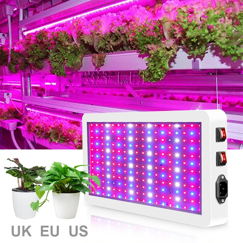 

2835 Waterproof 2000W/1000W Led Chip Phyto Growth Lamp Full Spectrum Plant Lighting Indoor LED Grow Light Phytolamp For Plants