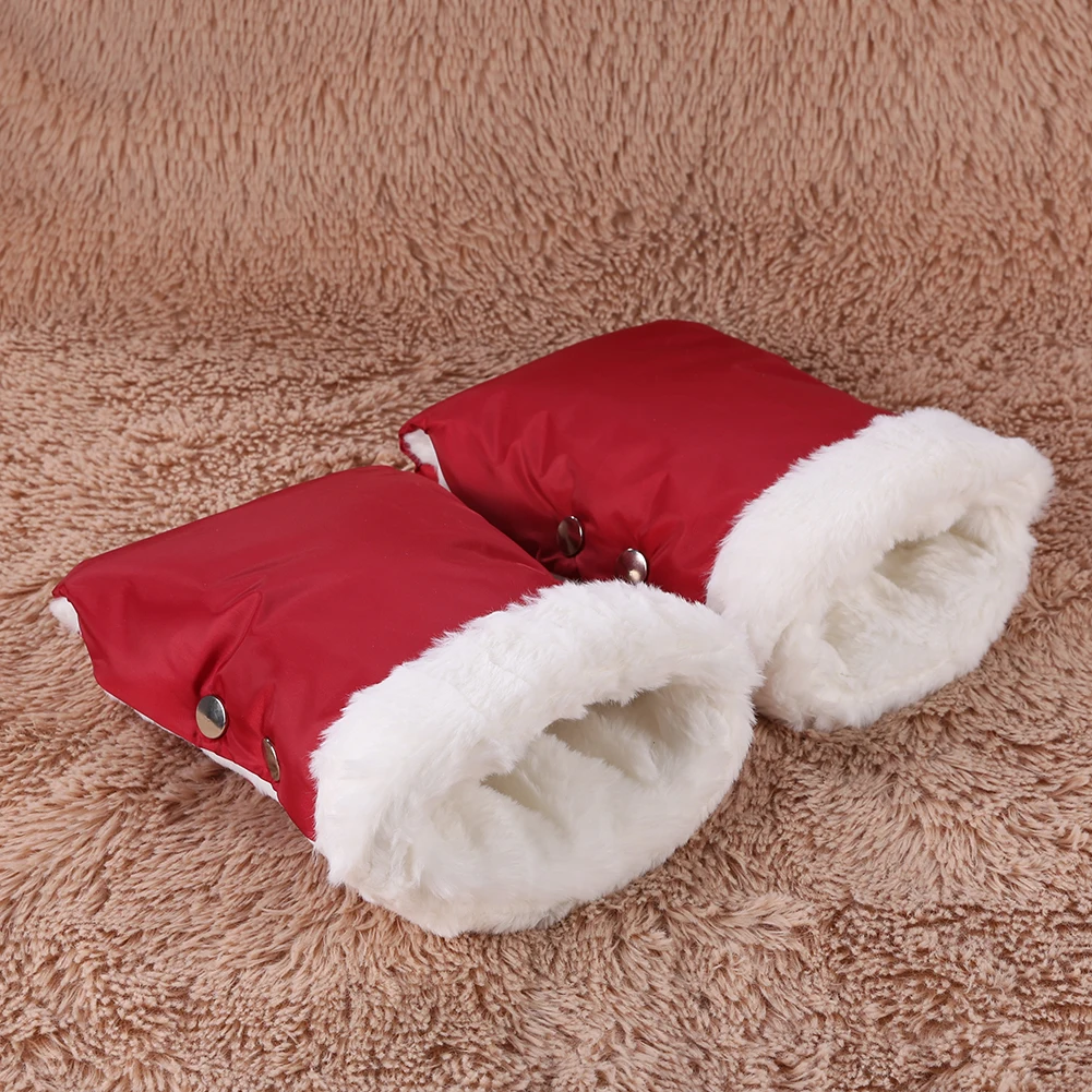 1 пара варежки на коляску Водонепроницаемый коляска аксессуары зимние теплые