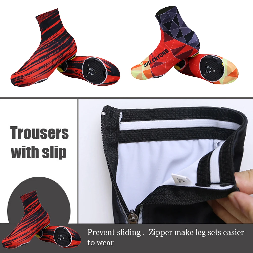 

Bicycle Road Bike Lock Shoes Cycling Shoe Cover Waterproof Rainproof Warm Dustproof Lock Shoes Warm Non-Slip Safe Riding Acces
