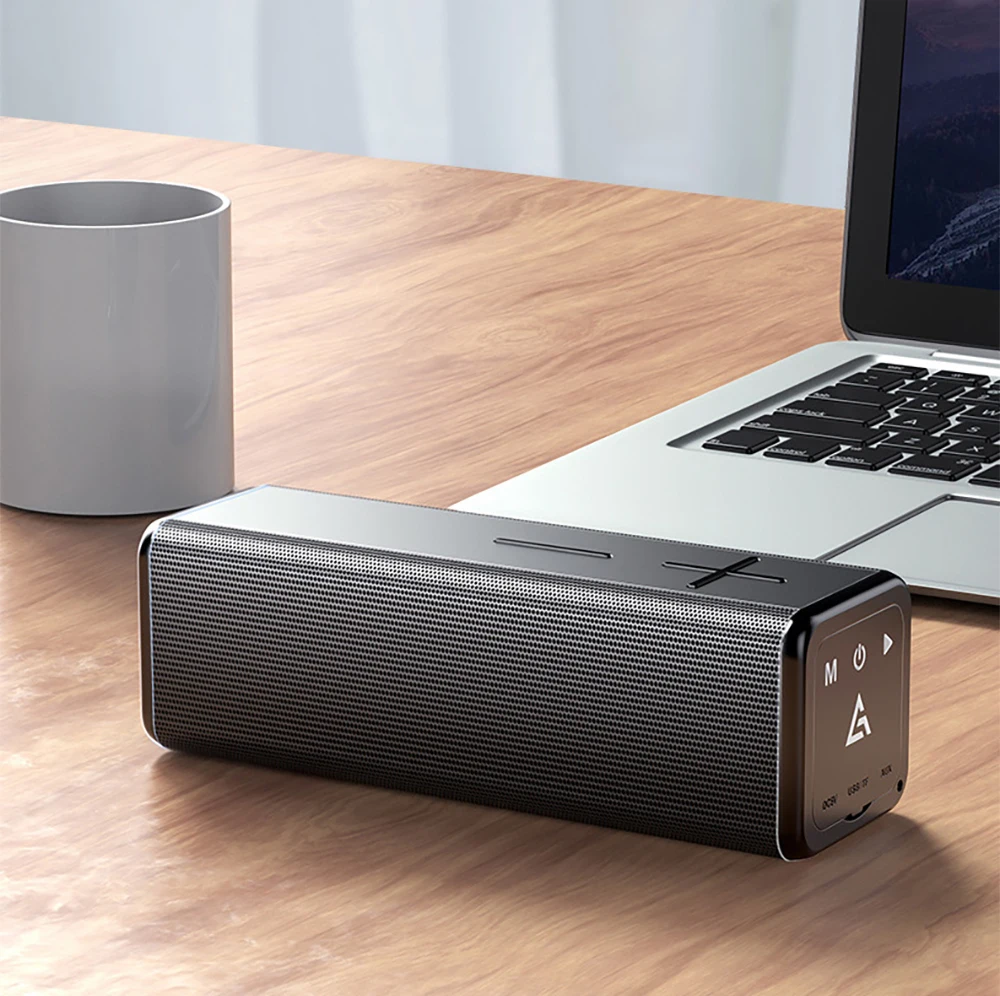 

Портативная беспроводная Bluetooth-колонка, басовый сабвуфер, водонепроницаемый уличный бумбокс, AUX TF USB стерео динамик, музыкальная шкатулка