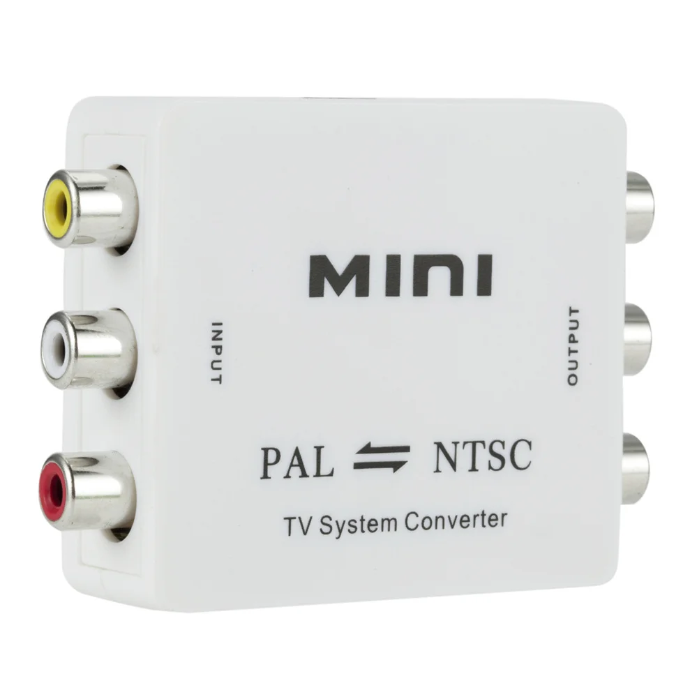 Двухсторонний ТВ-конвертер Mini PAL NTSC переключатель в композитные подключения |