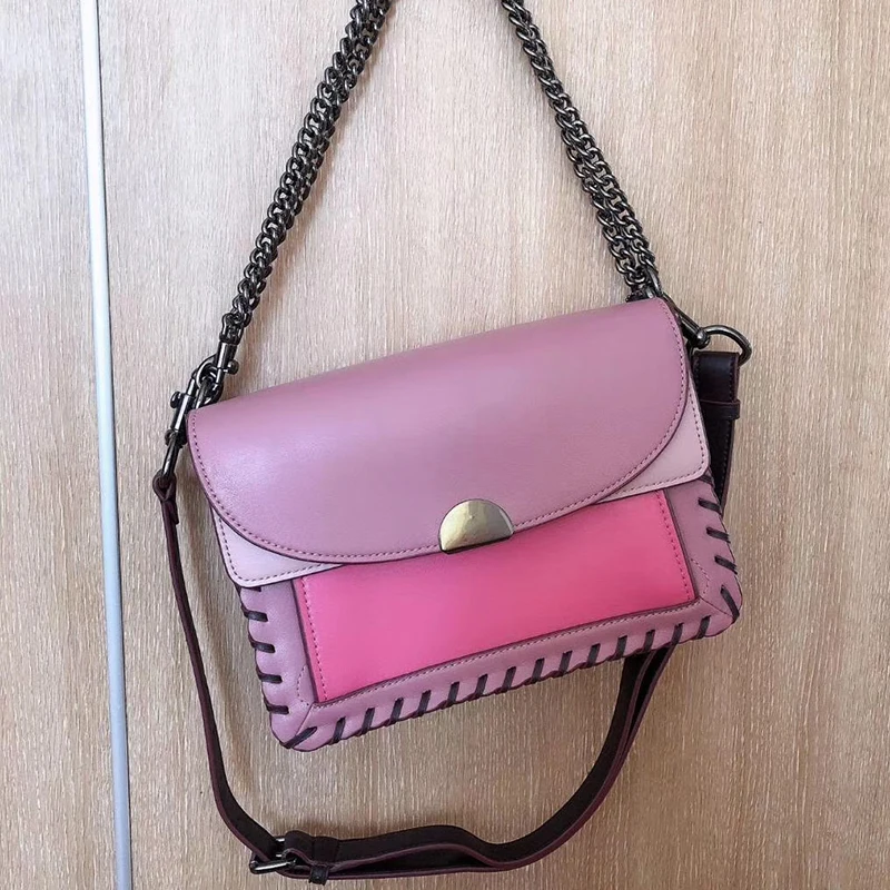 Women's messenger bag 2020 new double shoulder with all kinds of portable single dreamer chain large leathe |