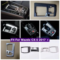 interior refit kit center control stalls gear shift box decoration panel cover trim for mazda cx 5 cx5 2017 2022 accessories